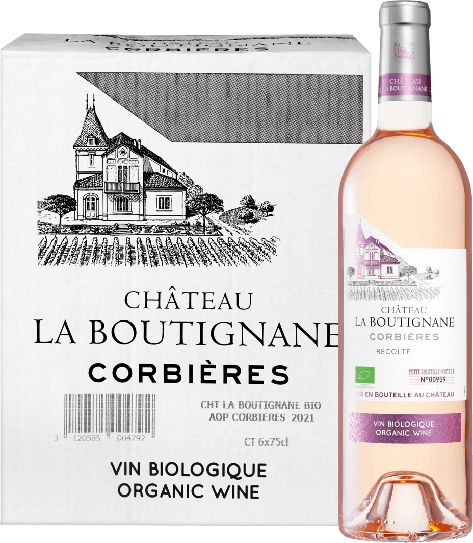 Bio Château La Boutignane Rosé Corbières AOP  (Andere)