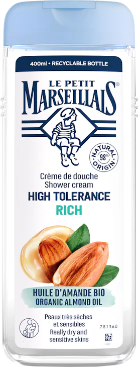 Crème douche Huile d’amande bio Le Petit Marseillais