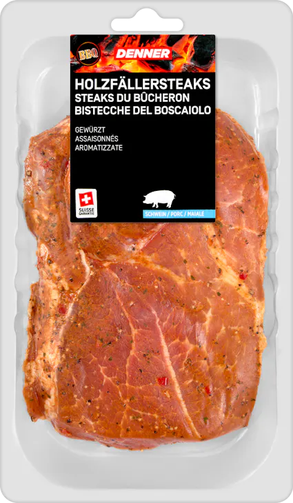 Steaks du bûcheron BBQ Denner