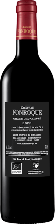 Château Fonroque Saint-Emiilion Grand Cru AOC BIO