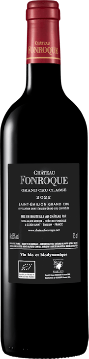 Château Fonroque Saint-Emiilion Grand Cru AOC BIO