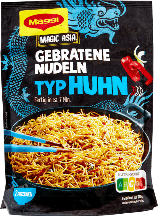 Nouilles sautées au style poulet Magic Asia Maggi