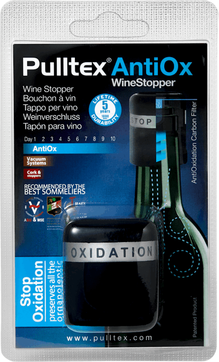 Bouchon à vin en silicone AntiOx Pulltex