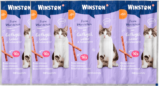 Winston Katzensnack Feine Würstchen