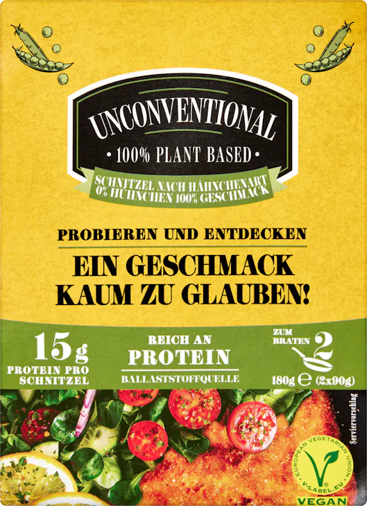 Granarolo vegane Schnitzel nach Hänchenart 