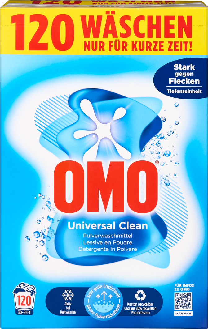 Omo Waschpulver Universal Clean