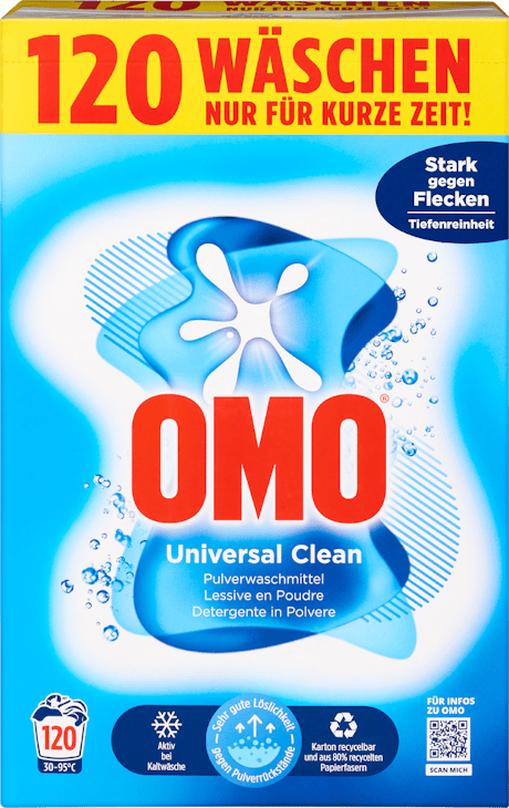 Omo Waschpulver Universal Clean