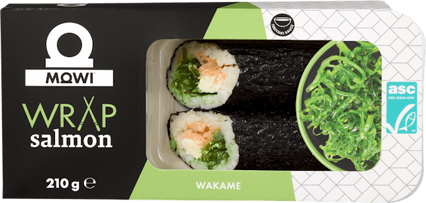 Mowi Sushi Wrap salmon Wakame
