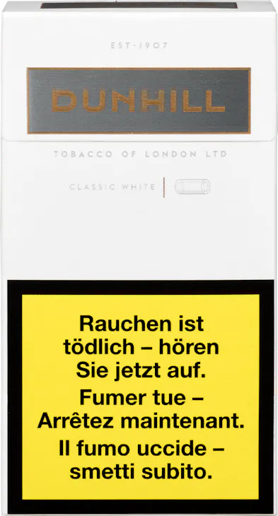 Dunhill Classic White 100's