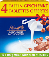 Tablette de chocolat Lait Noisettes Lindt