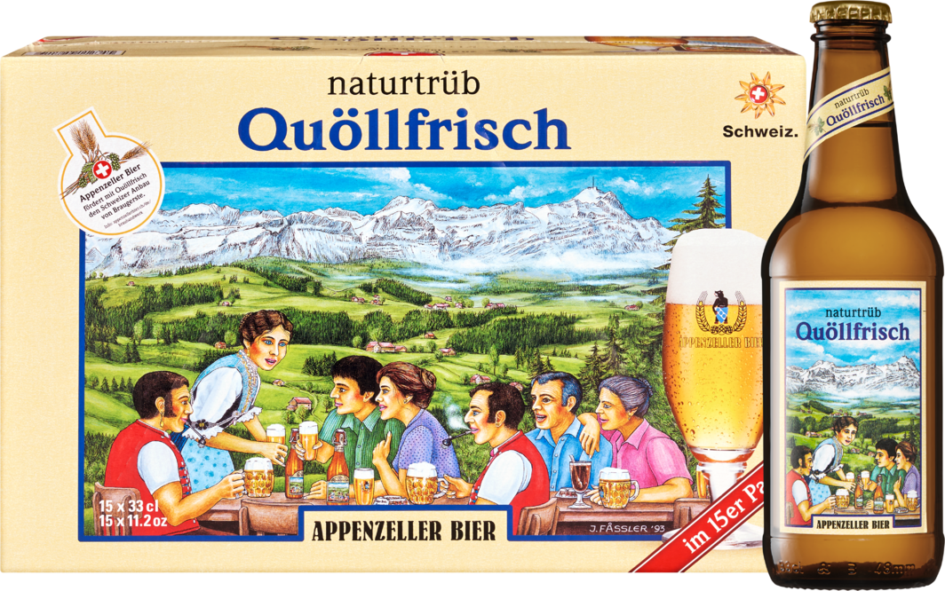 Appenzeller Bier Quöllfrisch naturtrüb