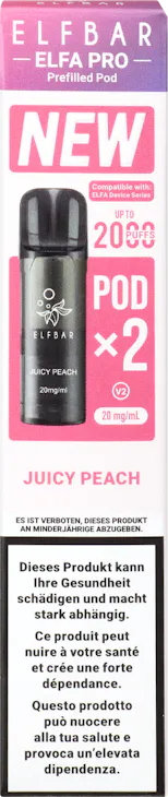 Elfbar Elfa Pro Pods Peach Ice 