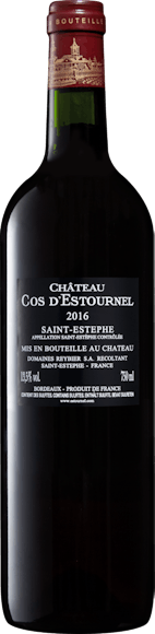Château Cos d'Estournel St. Estèphe AOC 2016 (Rückseite)