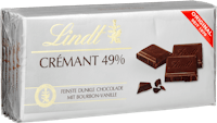 Tavoletta di cioccolata Fondente Crémant 49% Lindt