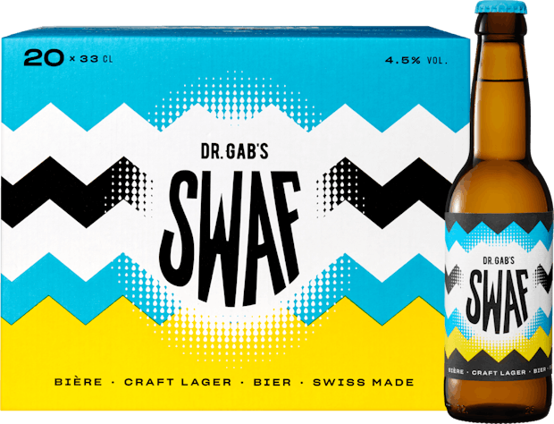 Bière lager blonde Swaf Dr. Gab’s