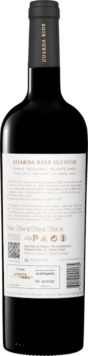 Guarda Rios Gold Edition Vinho Tinto Regional Alentejano