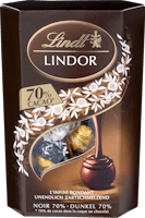 Boules Lindor Noir 70% Cacao Lindt