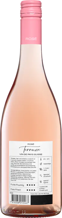 Terrasse Rosé Vin de Pays Suisse