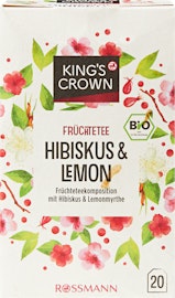 KingSC Bio Früchtetee Hibiskus-Lemon