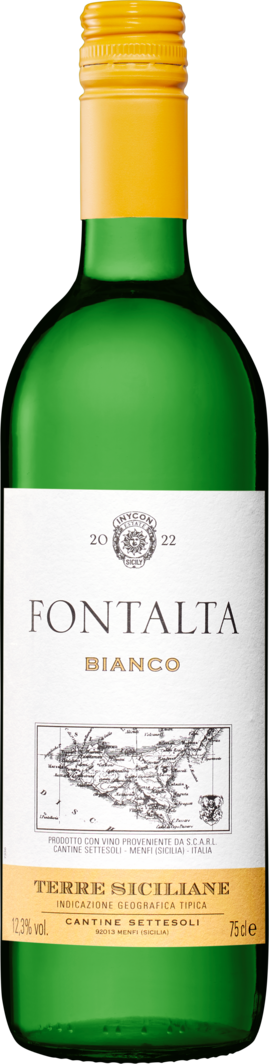 Fontalta Bianco IGT à 75 - 6 cl Siciliane Weinshop Terre | Denner Flaschen