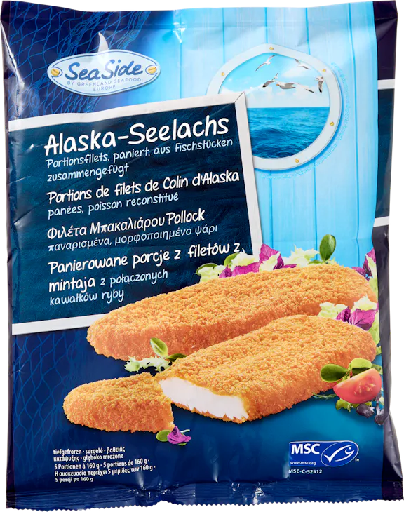 Sea Side Alaska-Seelachs Portionsfilets