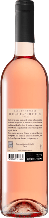 Cave St Georges Œil-de-Perdrix AOC Valais