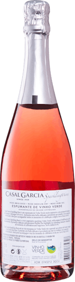 Casal Garcia Rosé Sparkling Wine demi-sec (Rückseite)