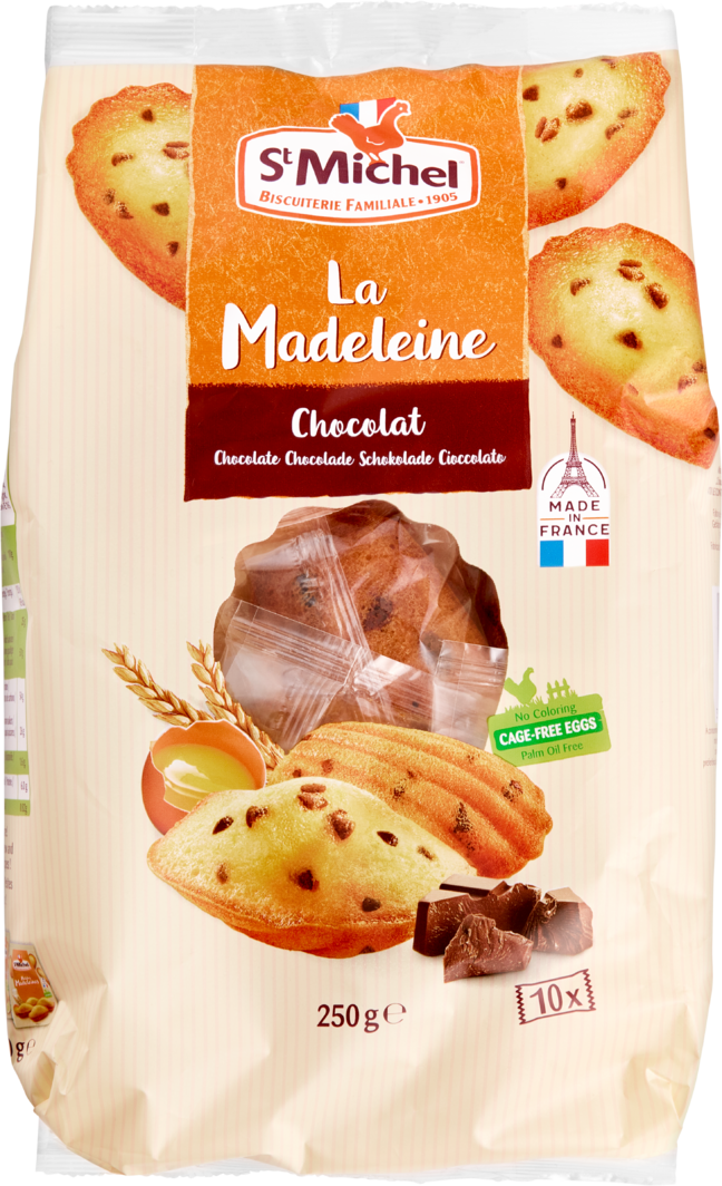 St Michel Madeleines mit Schokostückchen
