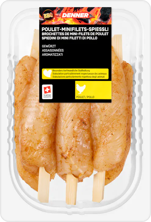 Poulet Mini-Filet Spiessli mariniert ca. 300g ca. 300g