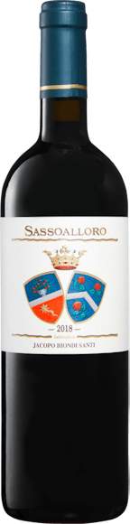 Jacopo Biondi Santi Sassoalloro Rosso Toscana IGT De face
