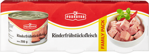 Viande de bœuf pour le petit-déjeuner Podravka