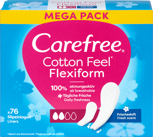 Protège-slips Cotton Feel Flexiform Carefree