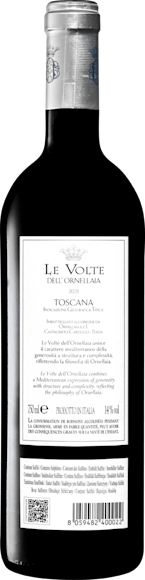 Le Volte dell’Ornellaia Toscana IGT (Rückseite)