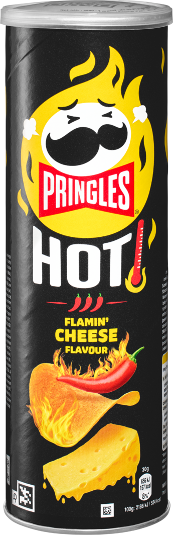Pringles Hot Flamin’ Cheese