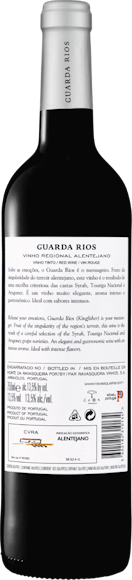 Guarda Rios Tinto Vinho Regional Alentejano  (Face arrière)