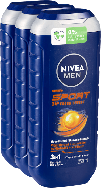 Gel-Douche 3 en 1 Sport Nivea Men