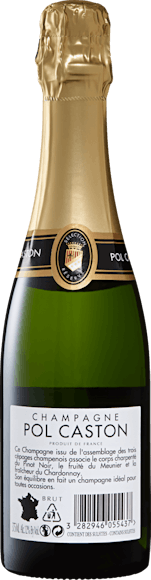 Pol Caston brut Champagne AOC (Rückseite)