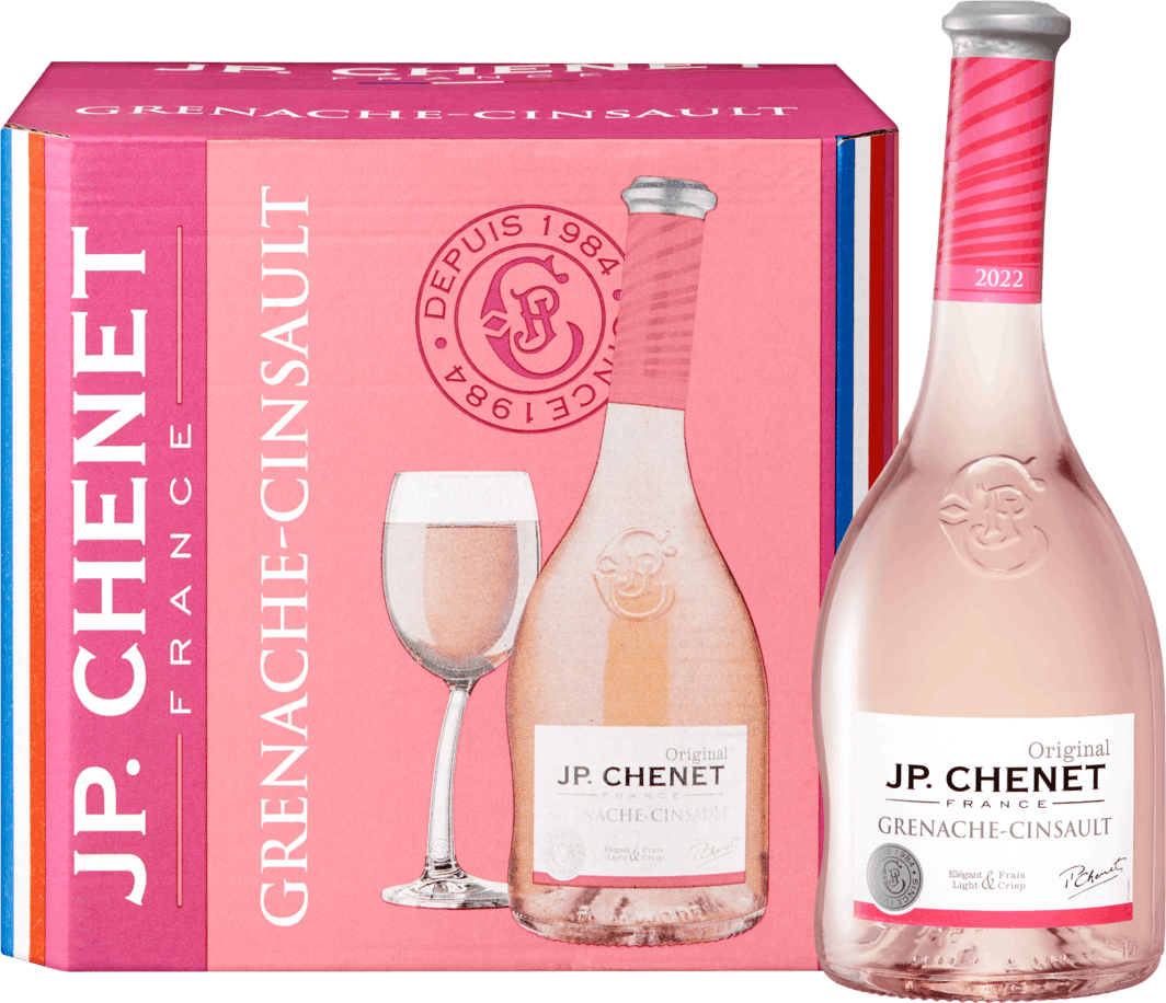 | JP. Pays Denner Weinshop à d\'Oc 75 - IGP cl Grenache/Cinsault Flaschen Rosé 6 Chenet