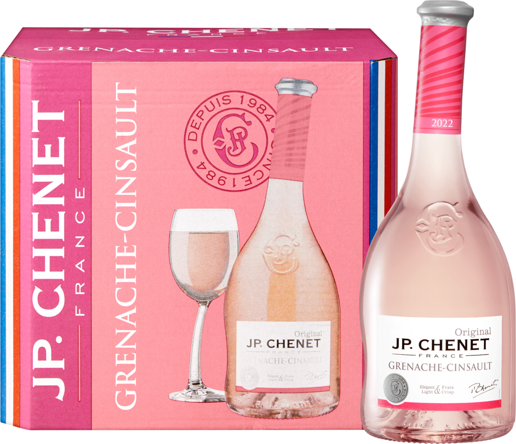 Pays Grenache/Cinsault 75 d\'Oc IGP Rosé à JP. cl - Weinshop Denner | 6 Chenet Flaschen