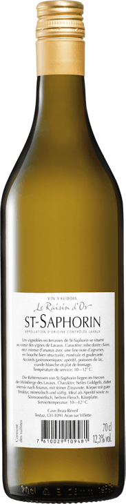 Le Raisin d’Or St-Saphorin AOC Lavaux