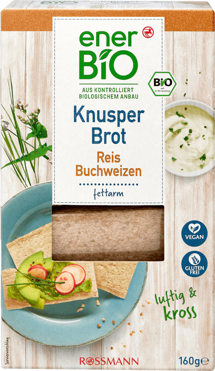 Pain croustillant enerBIO Riz & Sarrasin 