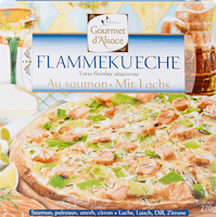 Tarte flambée alsaziana al salmone Gourmet d’Alsace