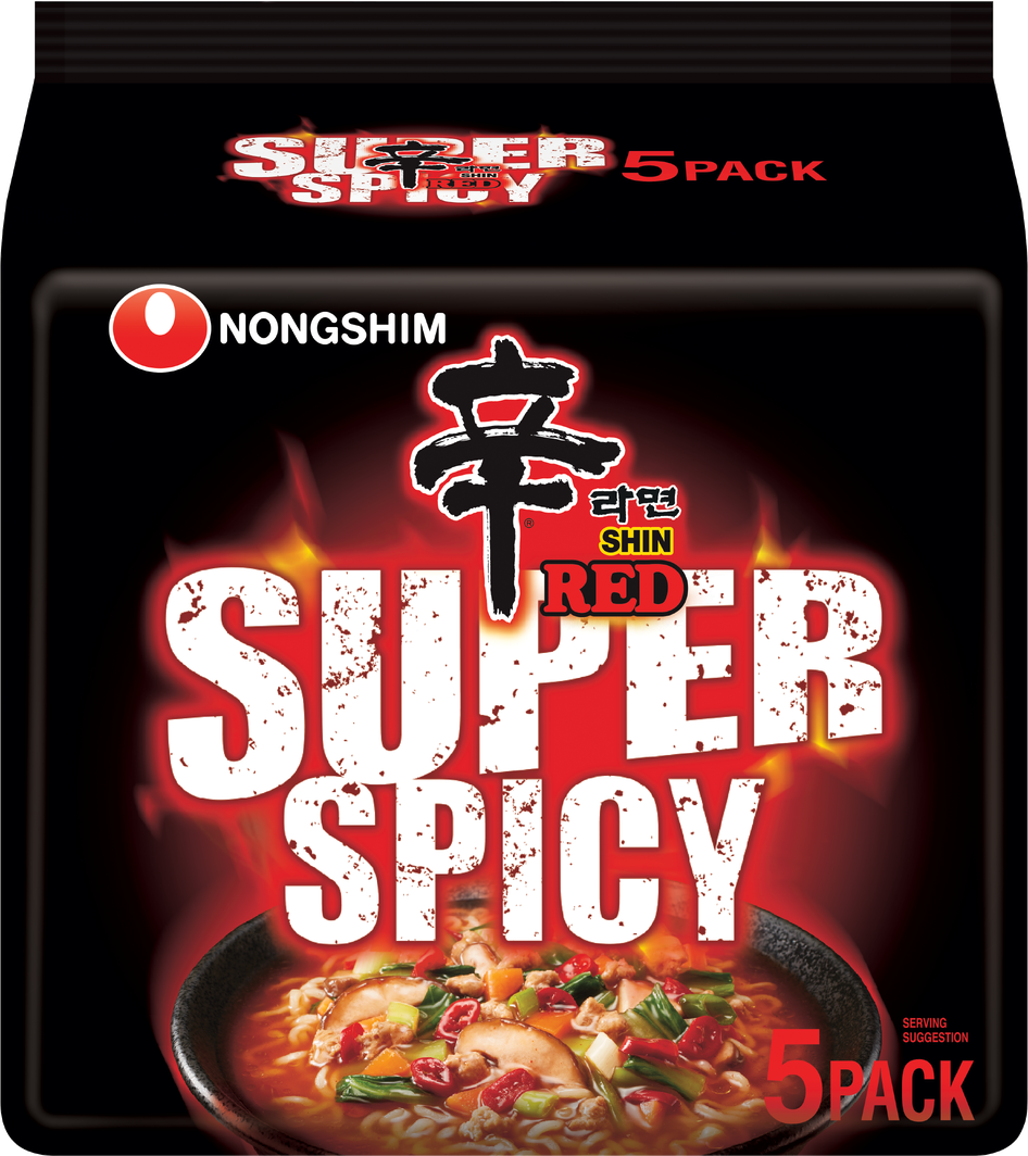 Nongshim Instant Noodle Soup Shin Red Super Spicy