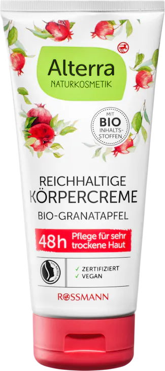 Alterra Körpercreme Bio Granatapfel 