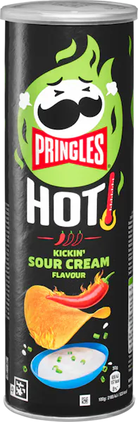Pringles Hot Kickin' Sour Cream 160g