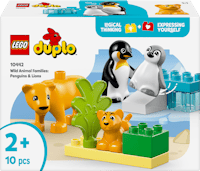 Lego Duplo Wildtier-Familien: Pinguin & Löwen