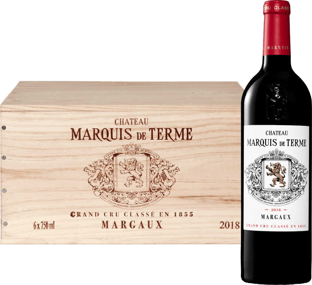 Château Marquis de Terme 6 Denner Shop cl chacune Classé Vins Grand des Cru - Bouteille 4e de Margaux | AOC 75