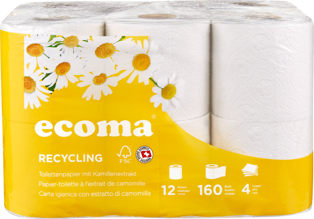 Papier-toilette Camomille ecoma - Prix et actions actuelles | Denner