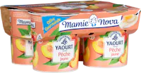 Mamie Nova Joghurt Gelbe Pfirsiche
