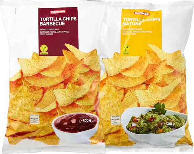 30% a partire da 2 pezzi su tutte le tortilla chips Denner*
